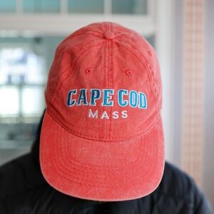 Red Cape Cod Mass Baseball Cap